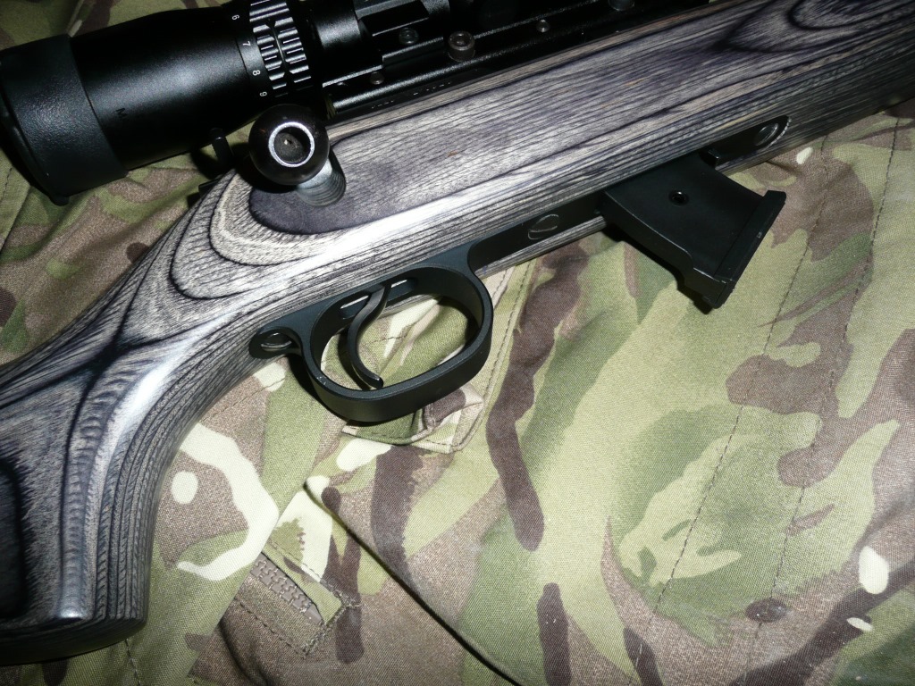 CZ ZKM 452 .22 LR - detail trigger guard- lúčik (Al custom)